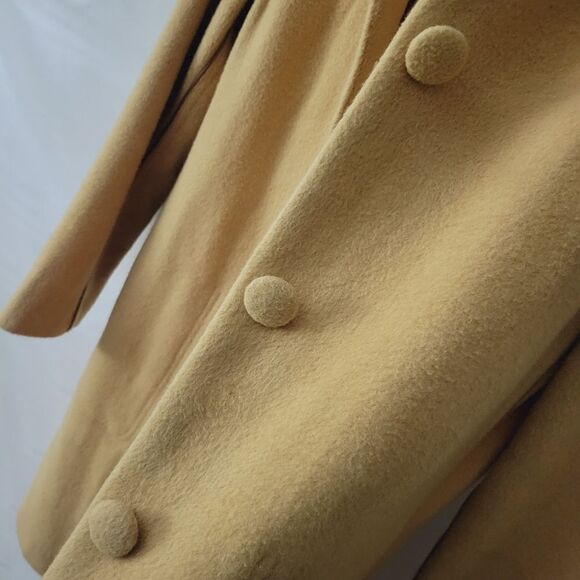 DKNY Camel Wool Coat (XS?) - Picture 10 of 15
